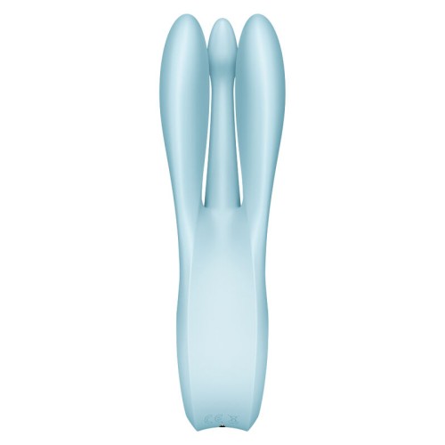 SATISFYER - VIBRADOR THREESOME 1 ROSA